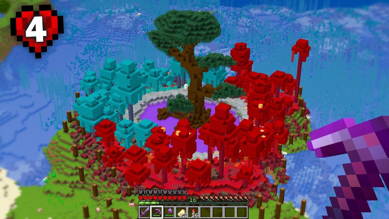 Przebudowałem NETHER PORTAL w Minecraft Hardcore #4