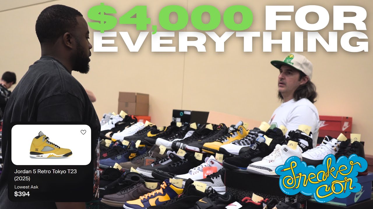 Я купил весь его стол за 4000 долларов! (Sneaker Con Seattle)