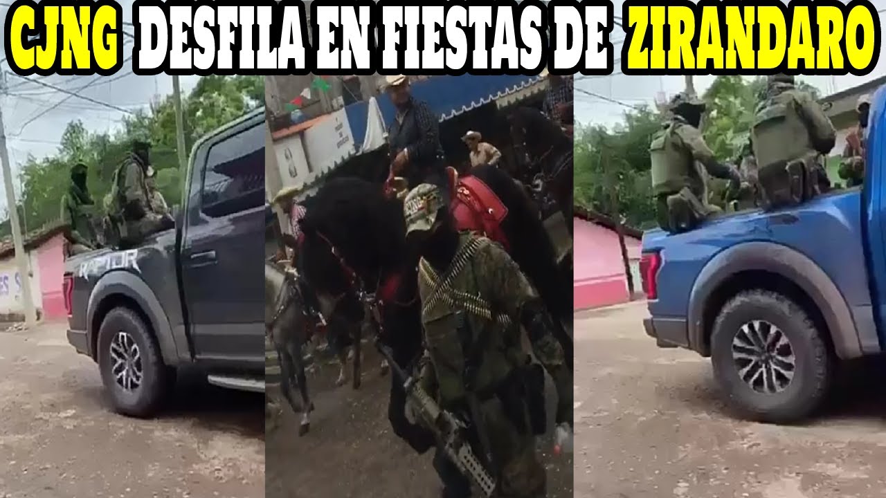 Desfile de las 4 letras en Zir&aacute;ndaro, Guerrero