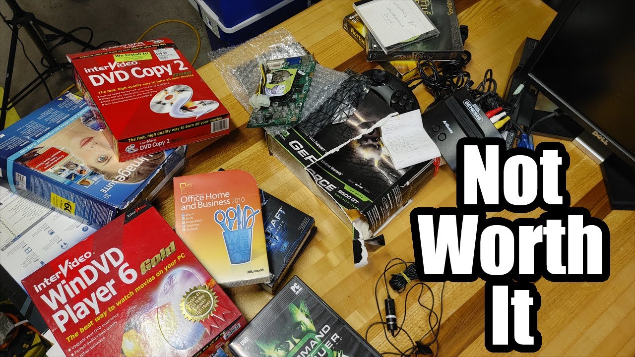 Disappointing Box of PC Software