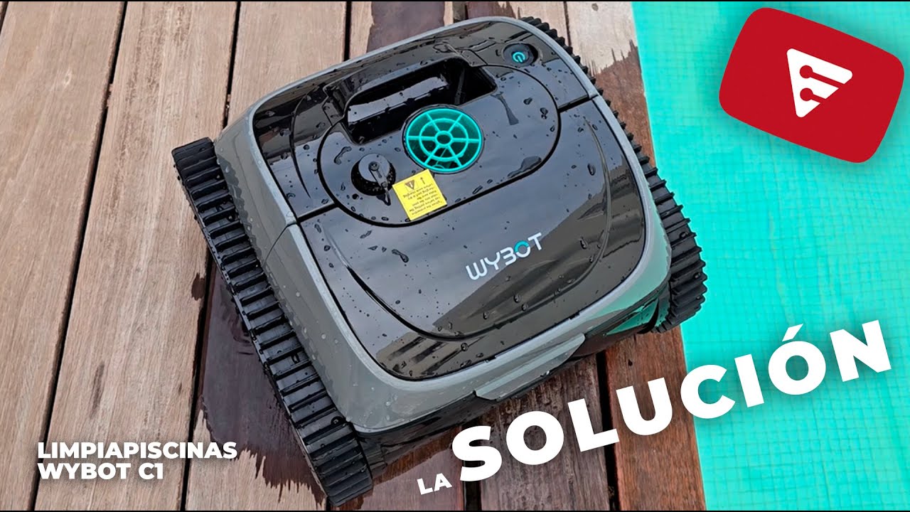 WYBOT C1 🤖  Limpia piscinas que sube por las paredes y desincrusta toda la suciedad!