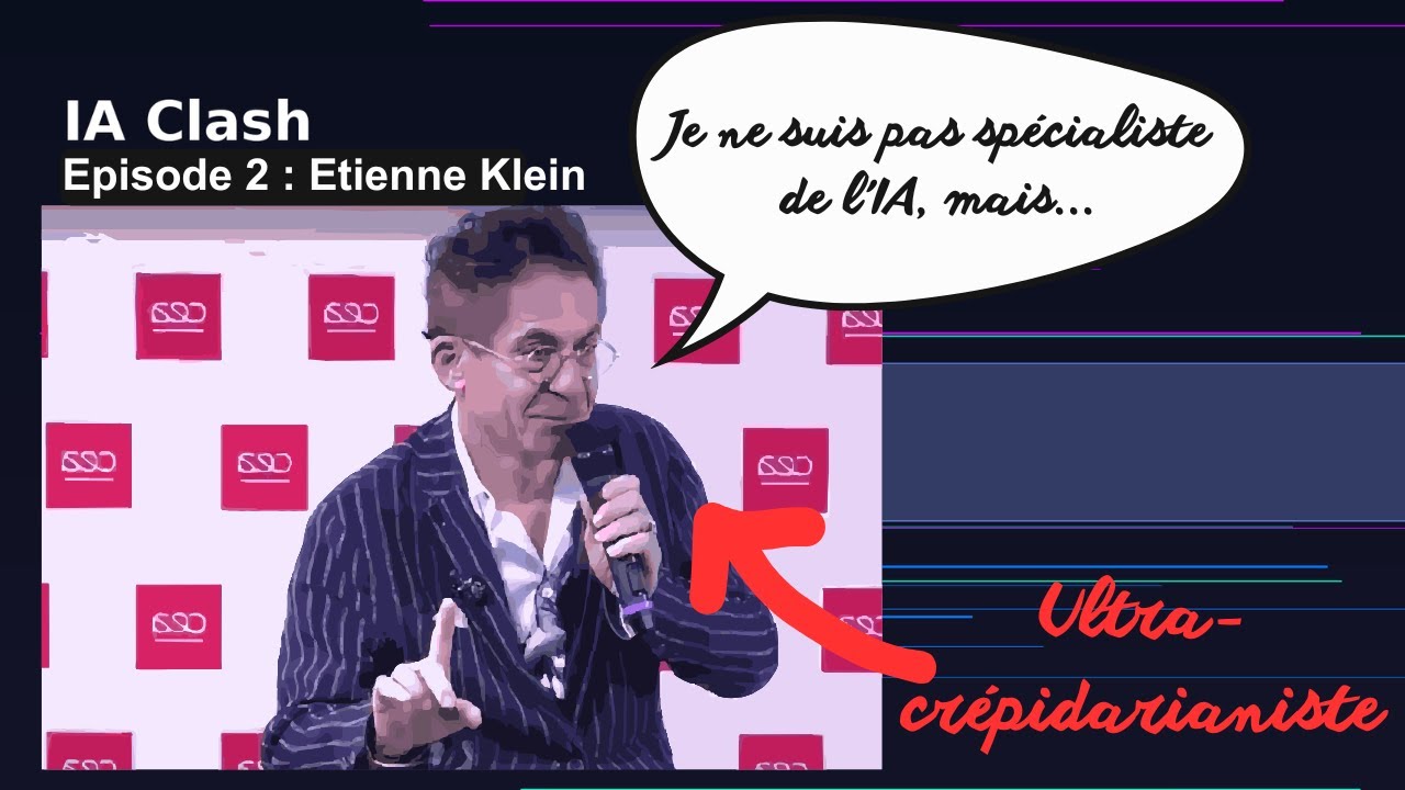 Etienne Klein, l'ultracrépidarianiste de l'IA débunké