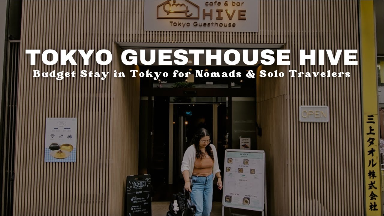 Where to stay in Tokyo 東京 🏨 Tokyo Guesthouse HIVE (Budget stay in Tokyo for nomads & solo travelers)