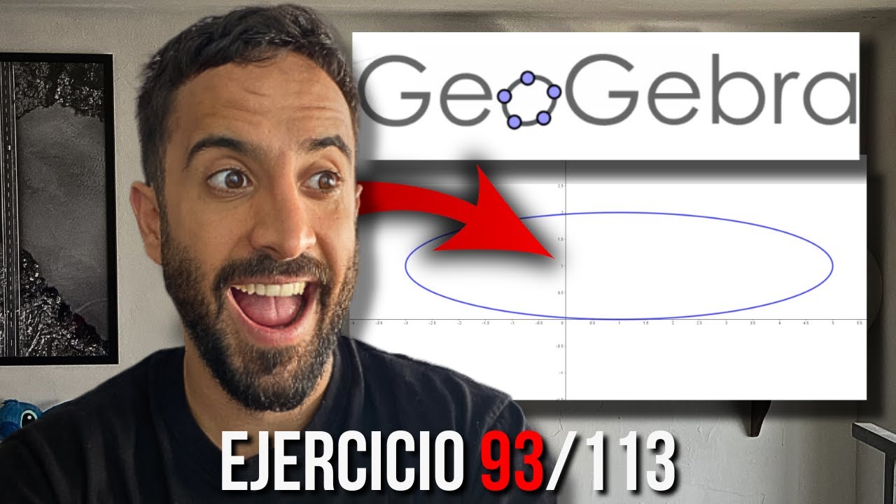Nos ayudamos de GeoGebra en este ejercicio de CÓNICAS | (93/113)