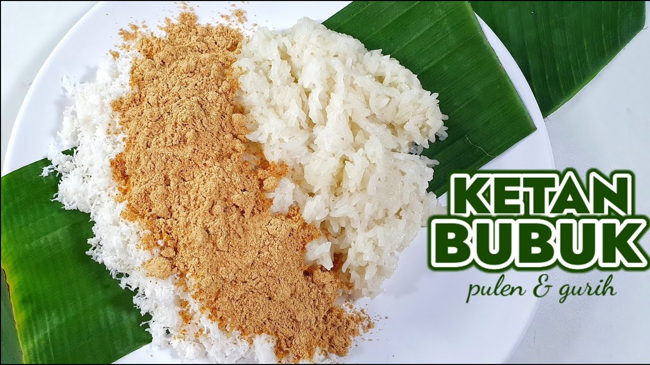 100% PULEN !!! CARA MEMBUAT KETAN BUMBU YANG SUPER PULEN  -  BUBUK KEDELAINYA GURIH BANGET