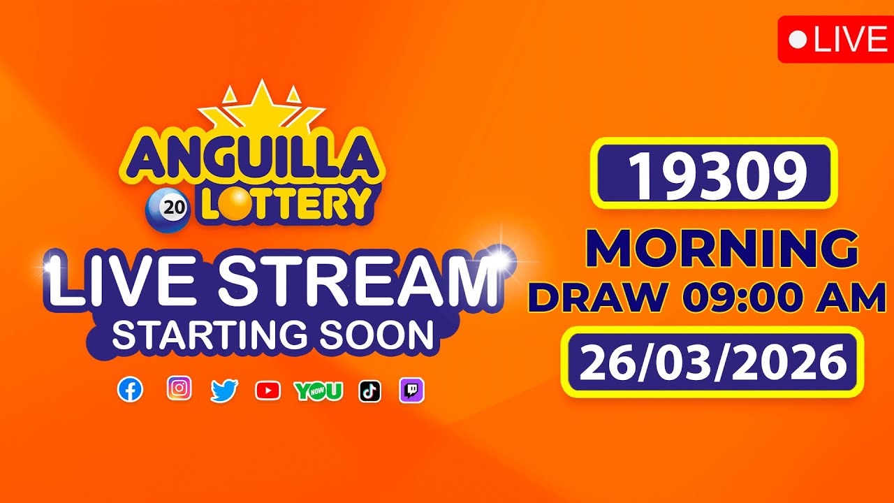 Прямая трансляция из Madroka Anguilla Lottery, LTD 19309