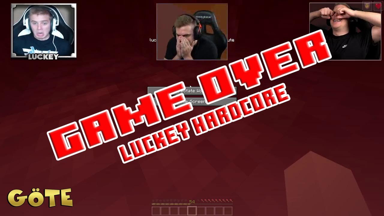 luckeY Minecraft Hardcore vége?