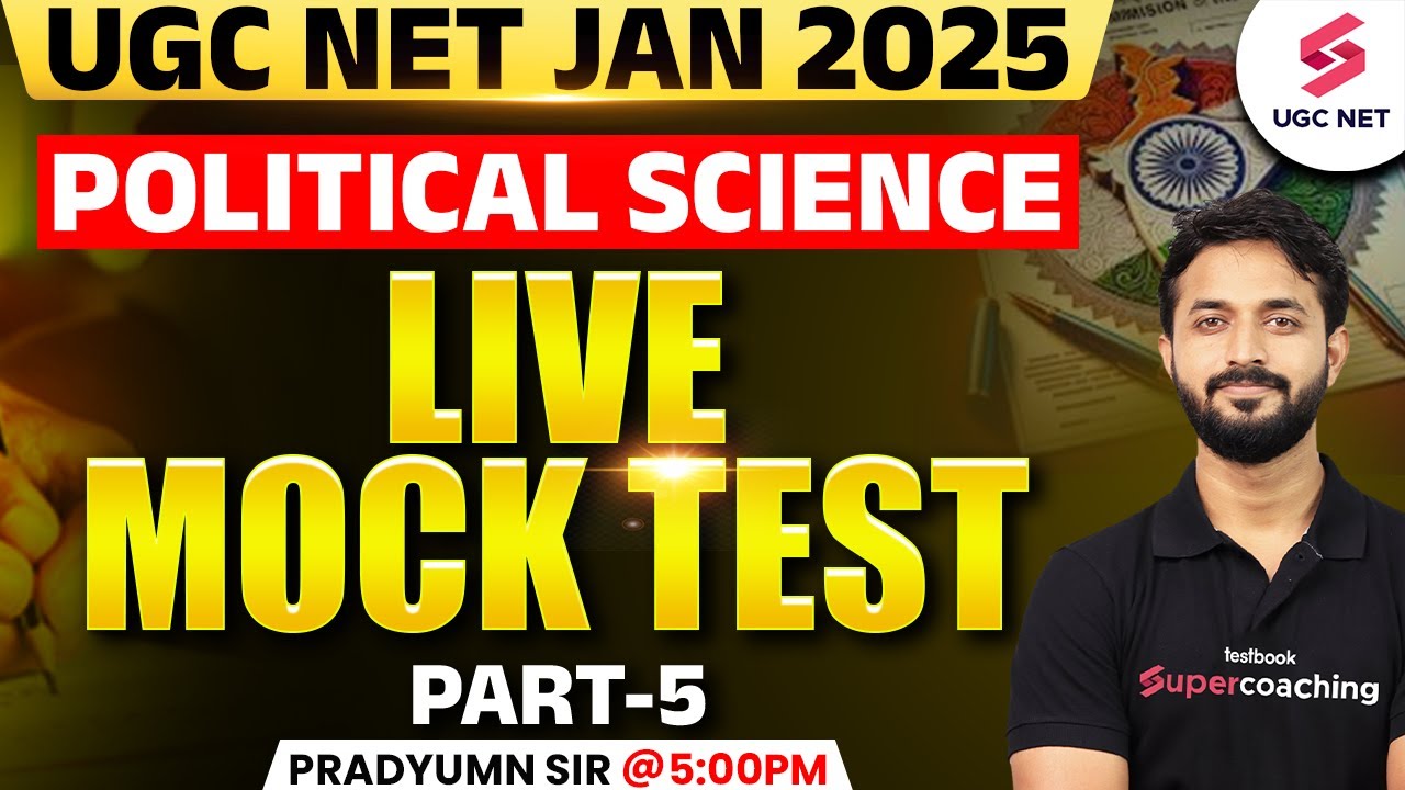 UGC NET Political Science Mock Test 2025 | UGC NET Political Science Marathon Class By Pradyumn Sir