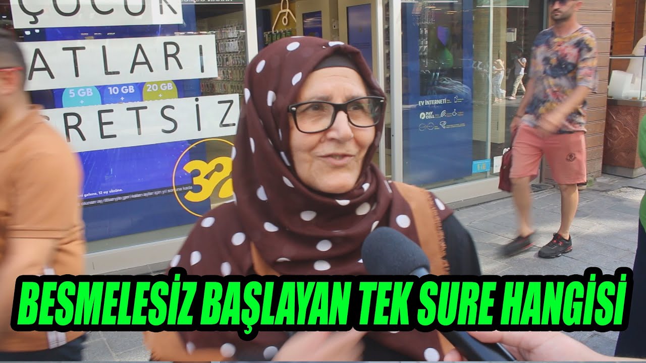 Besmelesiz Başlayan Tek Sure Hangisidir