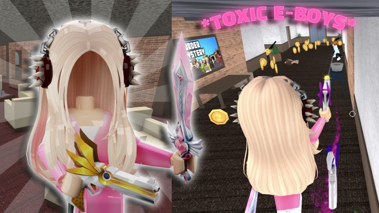 *GIRL TRYHARD* VS *TOXIC E-BOYS* (Murder Mystery 2)