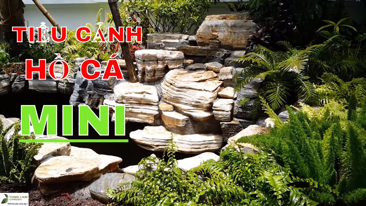 ✅KOI.105-Thi công Tiểu cảnh Sân vườn Hồ cá Koi mini Biệt thự phố cổ Hà Nội/Hồ cá Koi TungLam Garden