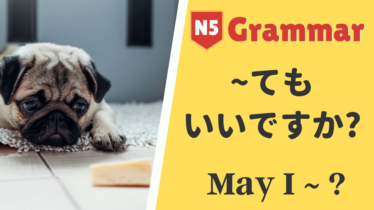JLPT N5 Japanese Grammar Lesson「てもいいです」日本語能力試験 文法