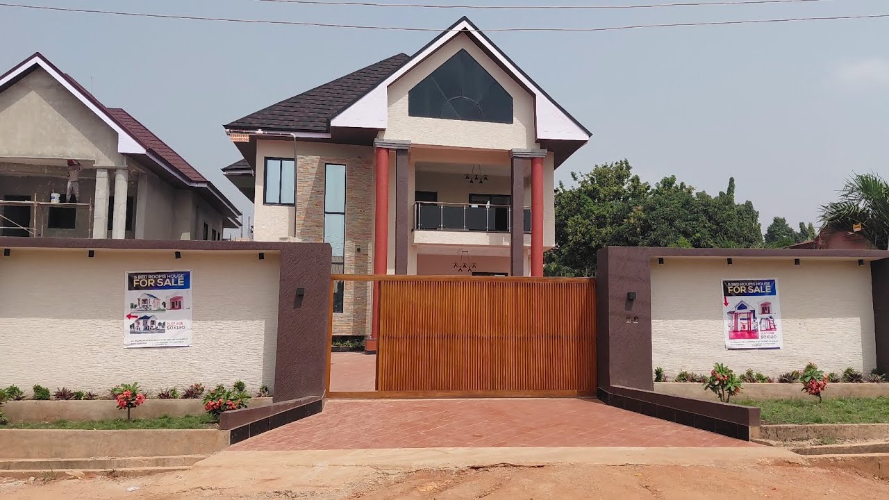 We Found The Best Designed and Well Built 5Bedroom with 1 Boys Quarters for sale in Kumasi!!