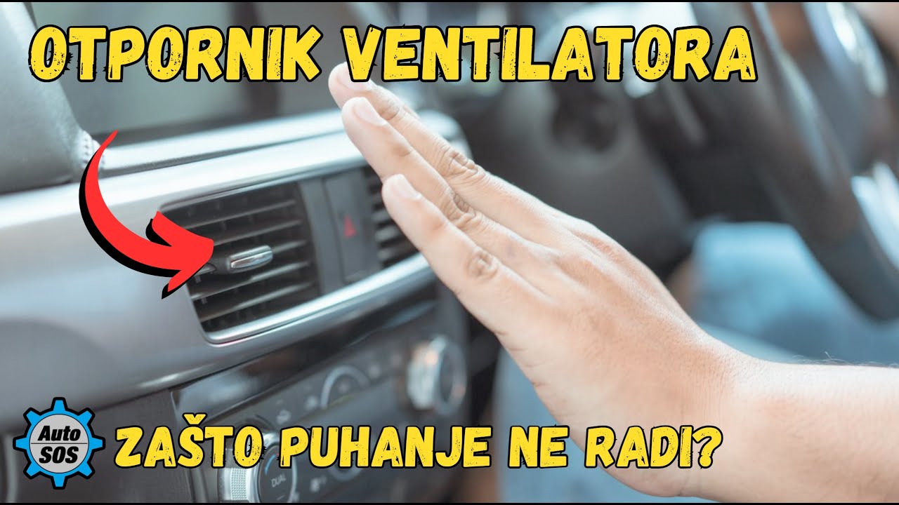 Otpornik ventilatora kabine (reostat) - 4 simptoma kvara & kako provjeriti