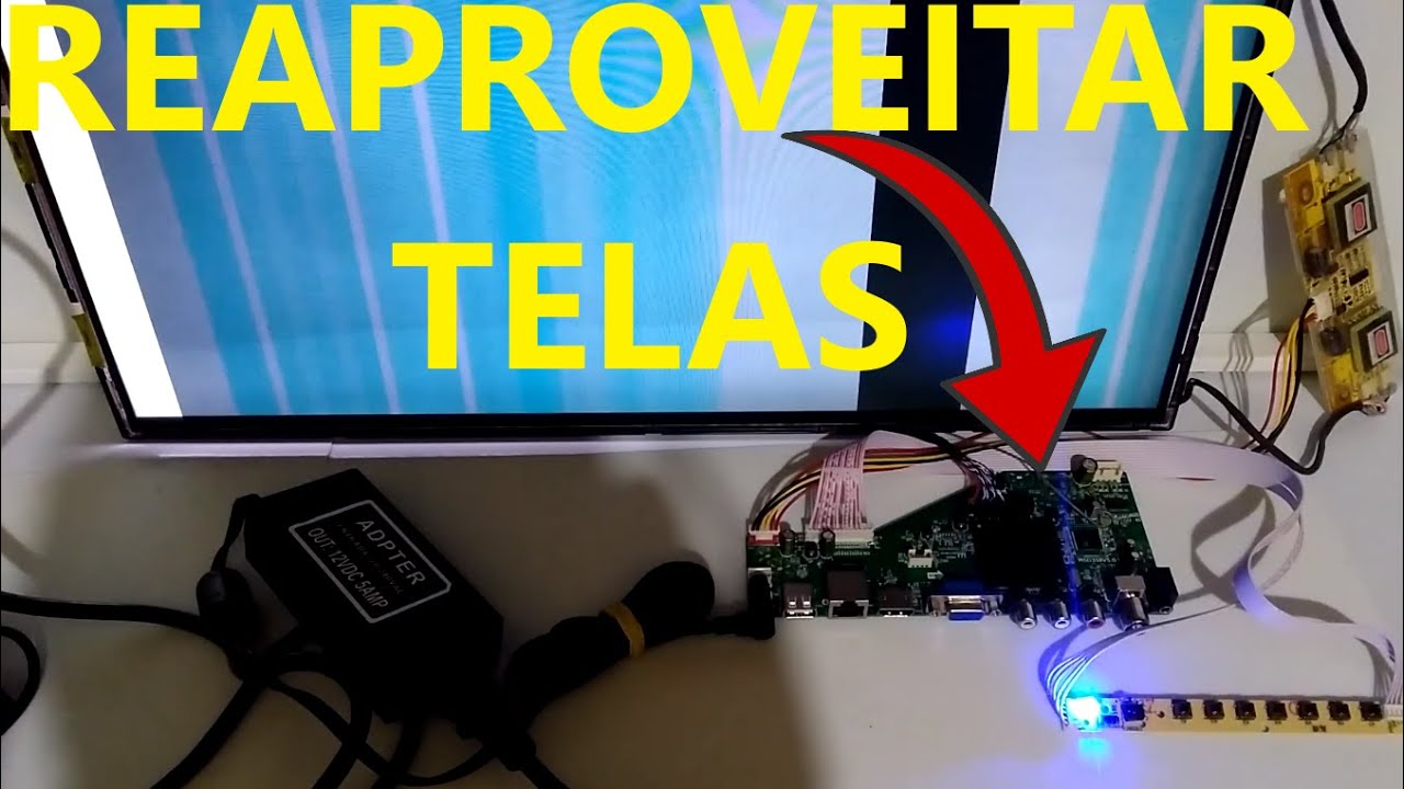 COMO SABER QUAL TELA E CABO FLAT LVDS COMPRAR - TROCA DE DISPLAYS - PLACA CONTROLADORA COMPATÍVEL