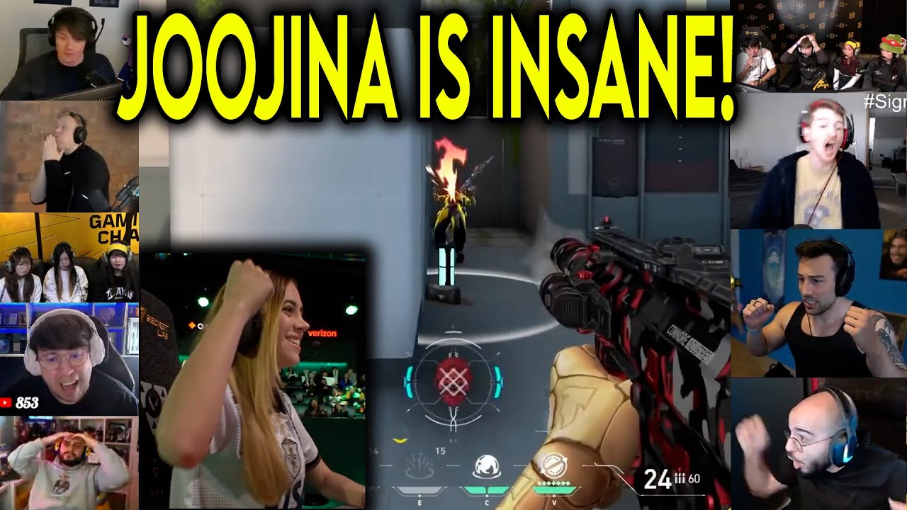 Valorant Streamers Reacts To TLV Joojina CRAZY 1v2 CLUTCH Against SR In VCT GC