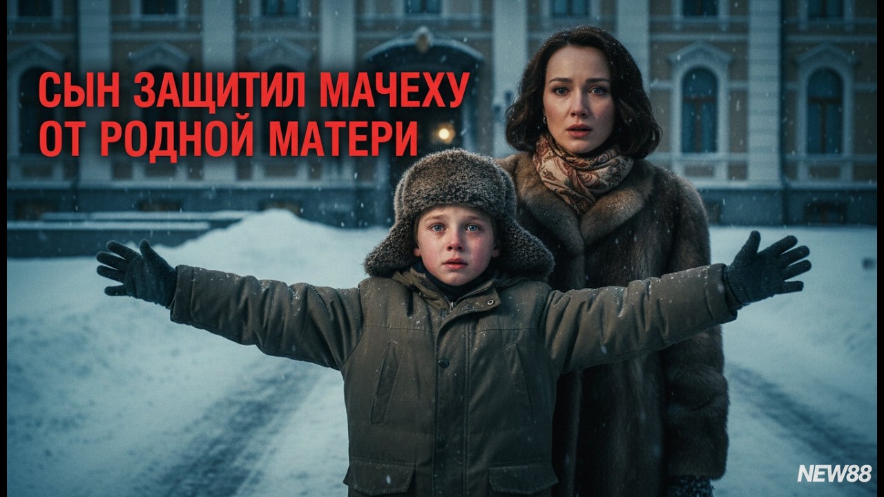 Сын встал на защиту мачехи + и назвал её мамой навсегда