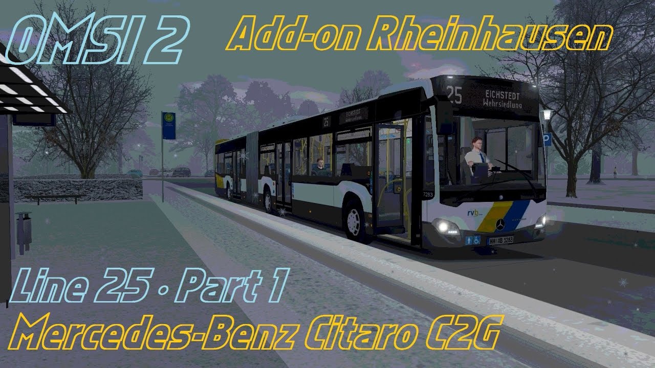OMSI 2 • Add-on Rheinhausen • Line 25 • Mercedes-Benz Citaro C2G • Part 1