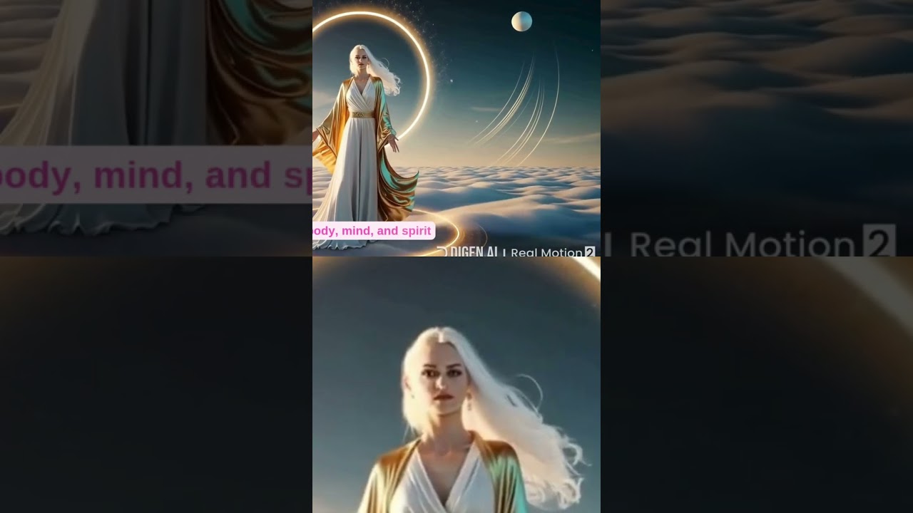 Glowing Woman: Abstract Beauty & Celestial Power (Viral TikTok Ready!)