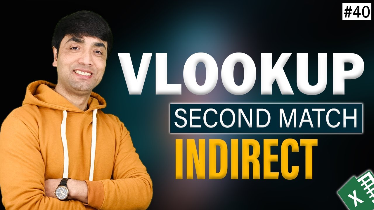 Vlookup Second Match | Use Vlookup and Indirect to find the 2nd Match or nth match in Excel
