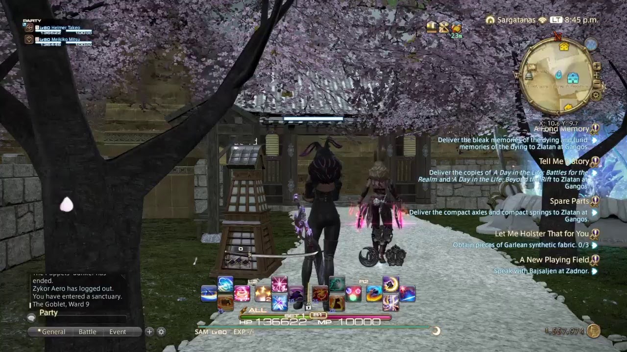 Final Fantasy 14 Online live Stream running trials