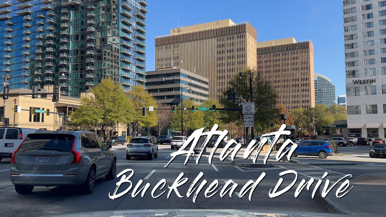 🌞🚗 4K 60FPS Sunny Saturday Morning Drive | Atlanta Buckhead POV ✨