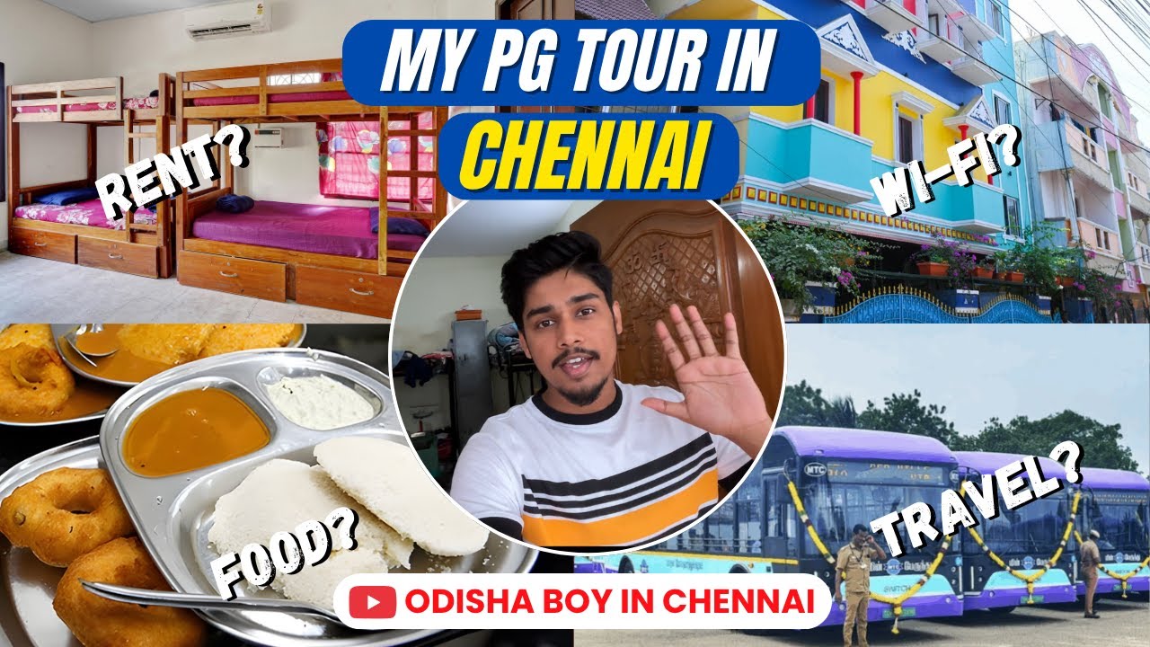 PG Tour in Chennai | Rent, Food, Facilities & Full Review | Odisha Boy in Chennai
