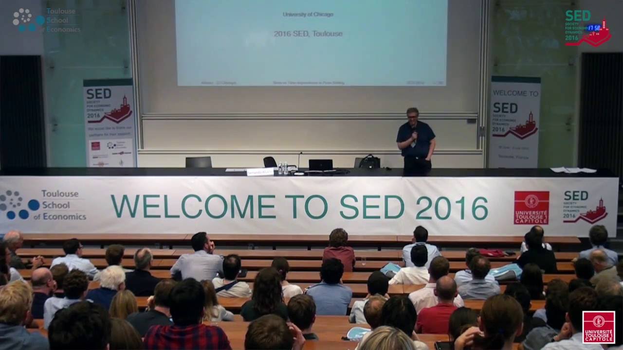 SED 2016 - Plenary talk by Fernando Alvarez (University of Chicago) 02-07-2016