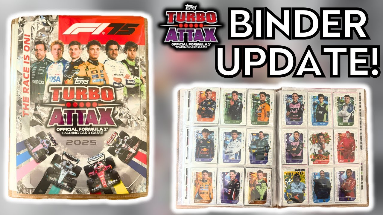 BINDER UPDATE! | TOPPS F1 TURBO ATTAX 2025 | SIGNATURE STYLE, BLACK EDGE, LIMITED EDITIONS & MORE!
