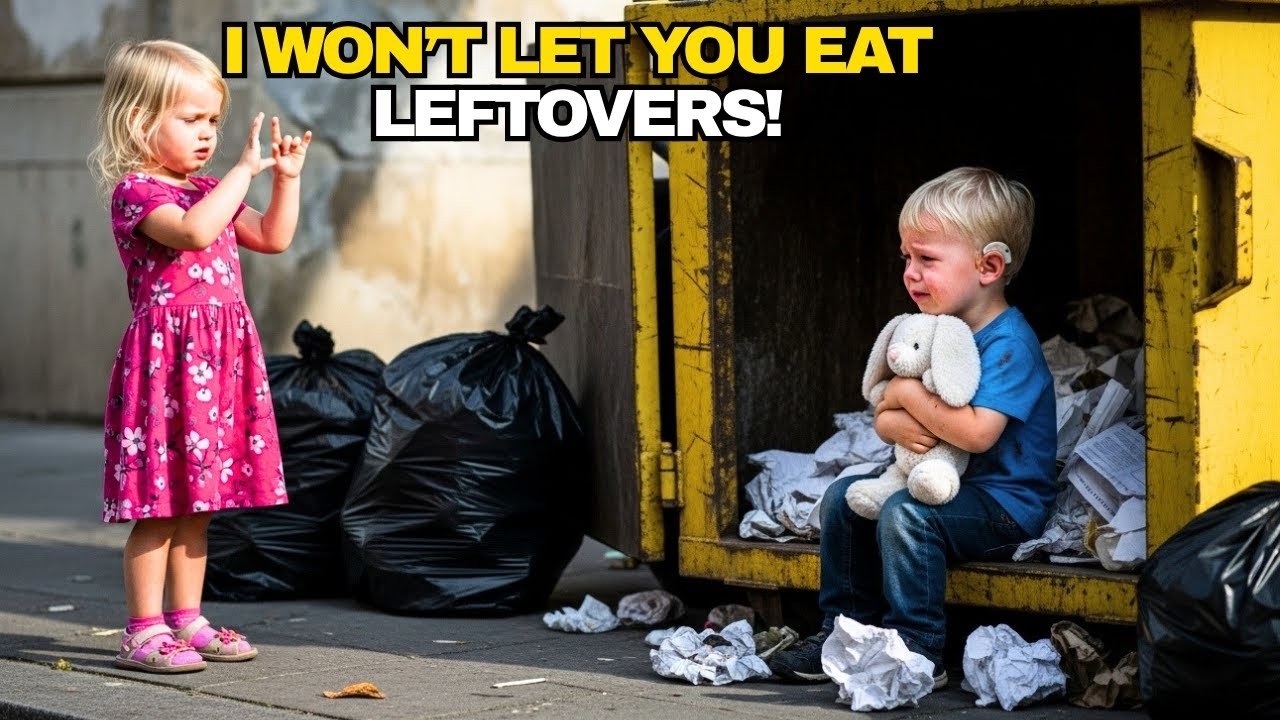 Little girl stopped the deaf CEO’s son from eating leftovers — what she found next shocked
