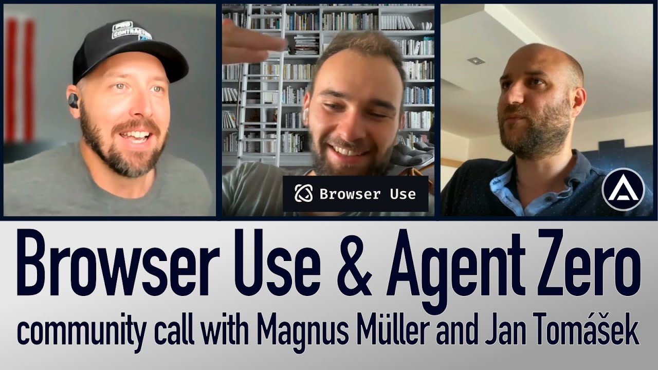 Browser Use + Agent Zero 🤖 Community Call