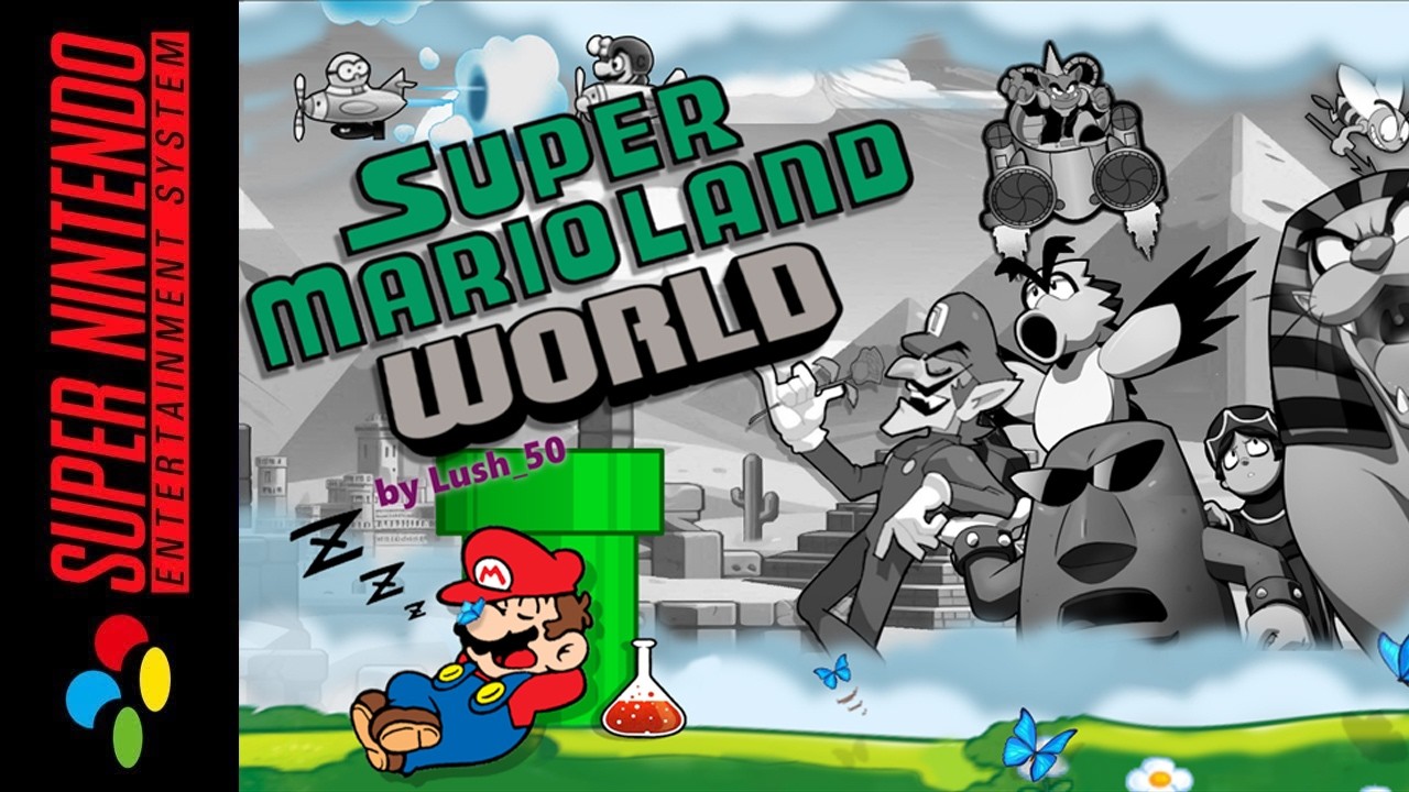 [Longplay] SNES - Super Mario Land World [Hack] [100%] (4K, 60FPS)