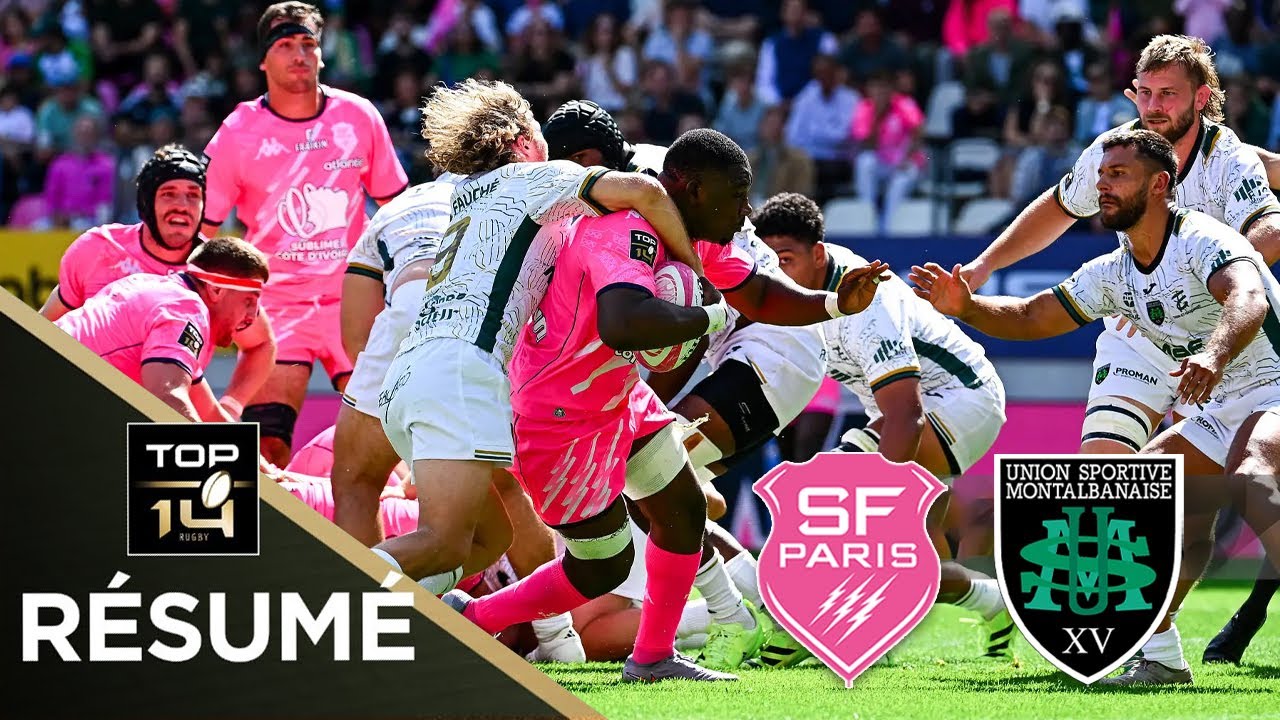 TOP14: Résumé partie complète Stade Francais Paris vs Montauban :J1 - Saison 2025/2026