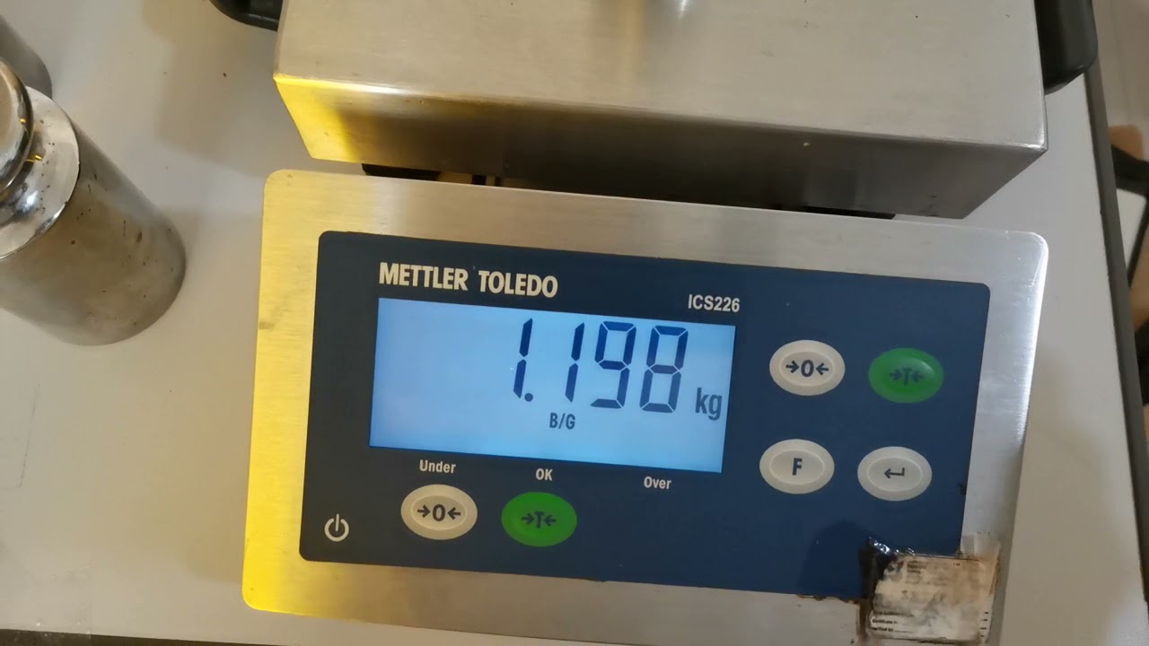calibration of Mettler toledo ICS226