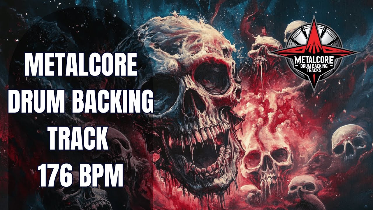 176 BPM Metalcore Drum Track &ndash; Relentless Groove & Breakdowns