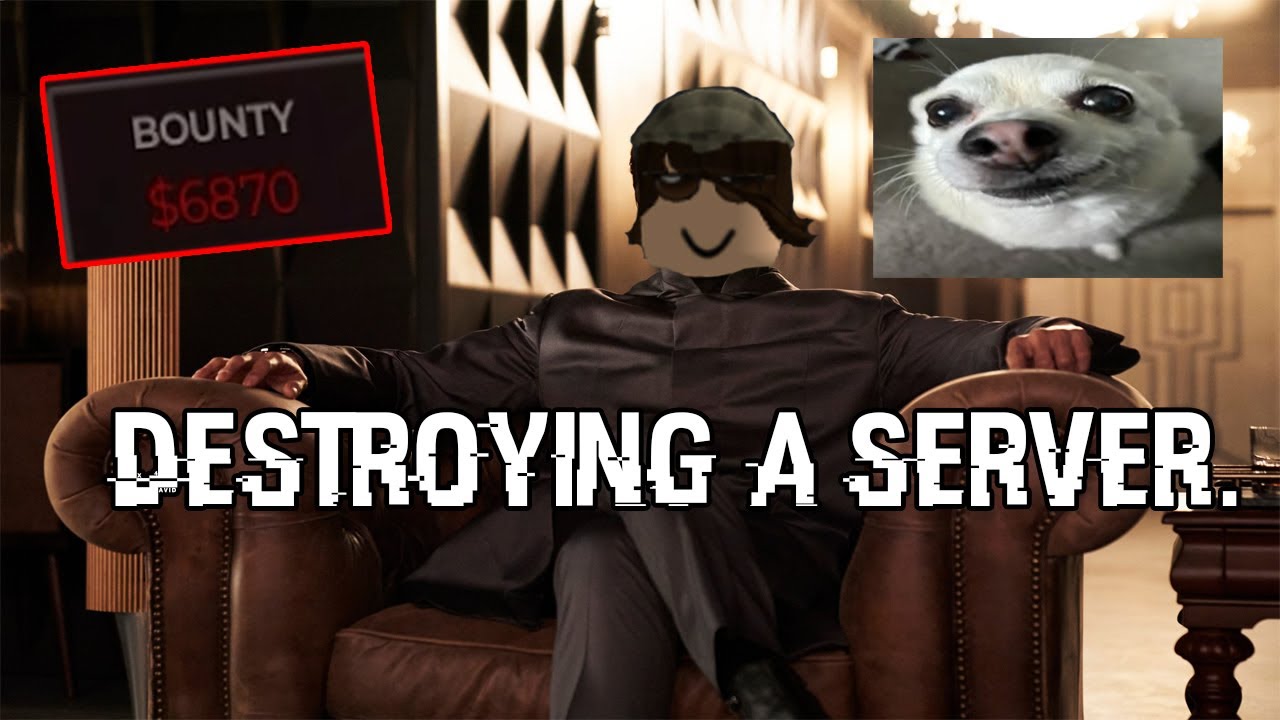 Destroying A Server In Criminality With FrontMan Kit