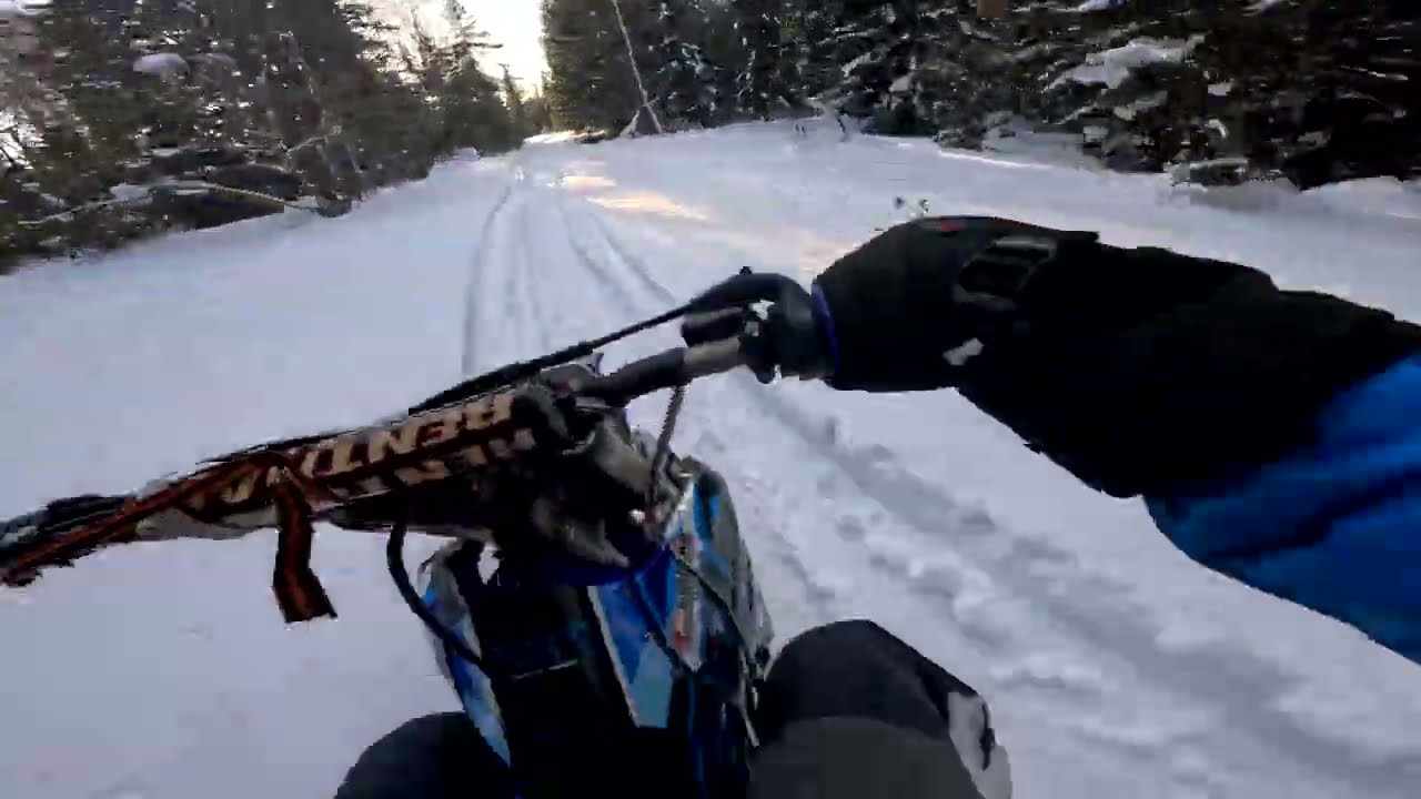 SNOWBIKE VORTEX 137. Yamaha 450 и BRP