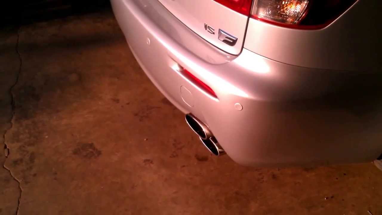 Lexus ISF Muffler Delete