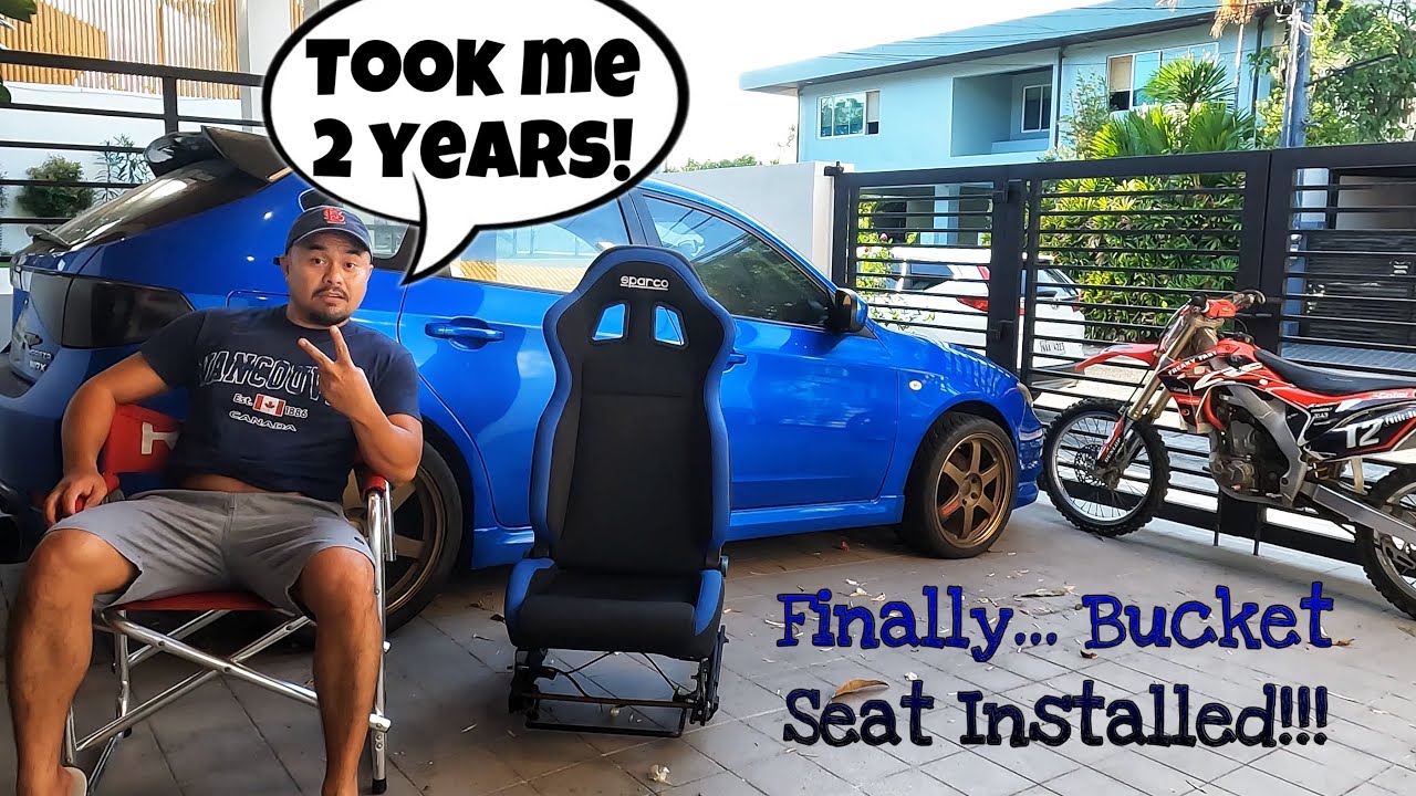 Finally!!! How to install Bucket Seat using Stock Railings | Subaru WRX Project Car