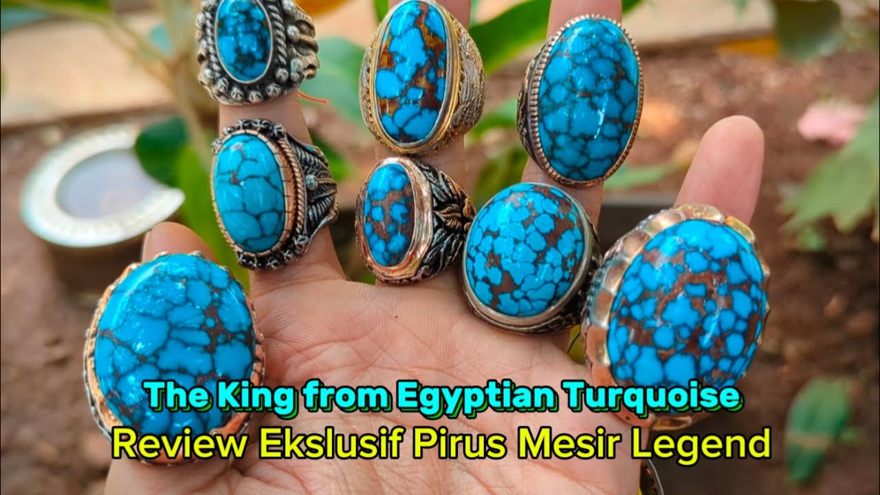 Review Ekslusif Batu Pirus Mesir The Legend || The King From Egyptian Turquoise 👑👑👑