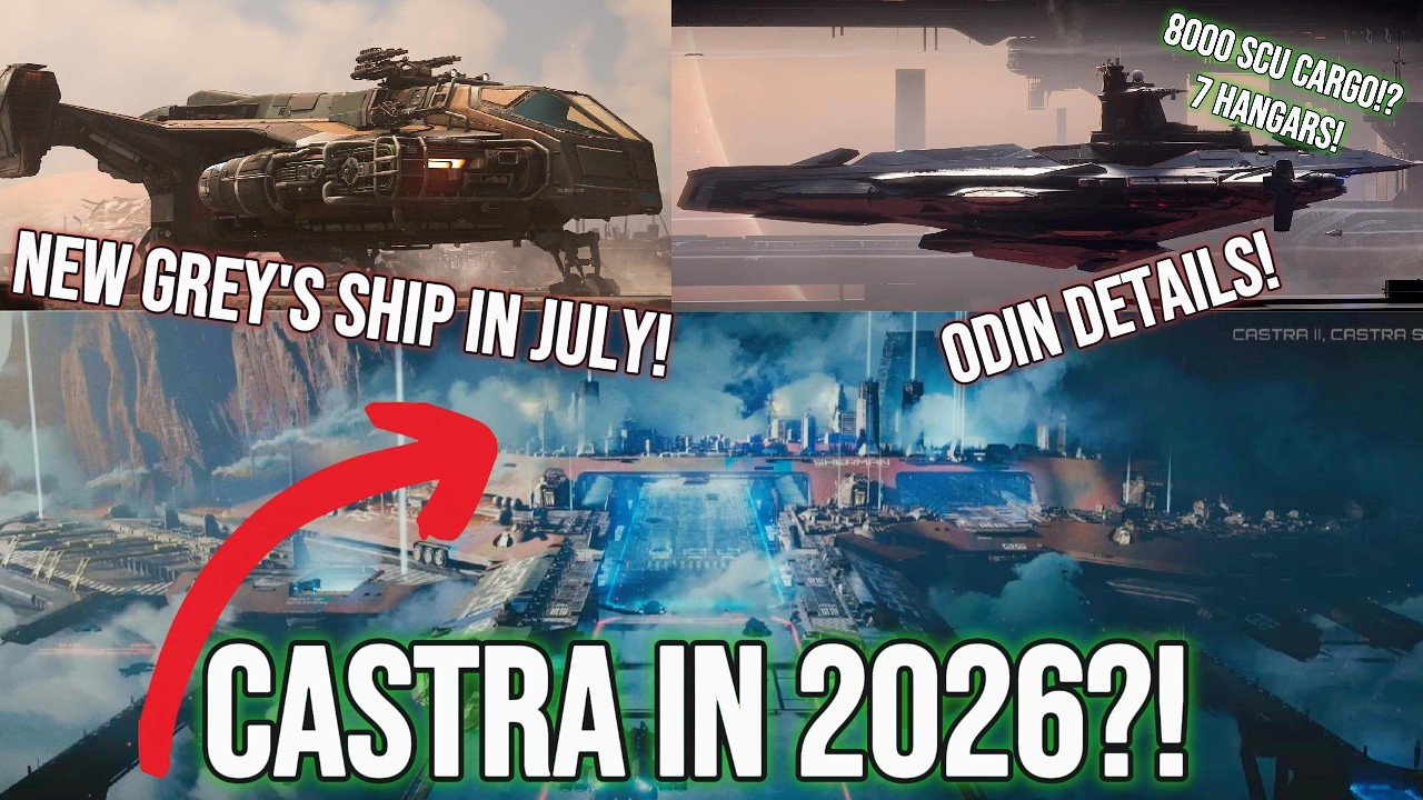 Star Citizen | Could We See CASTRA In 2026?! NEW Grey's Ship! + 4.9 Speculation!!