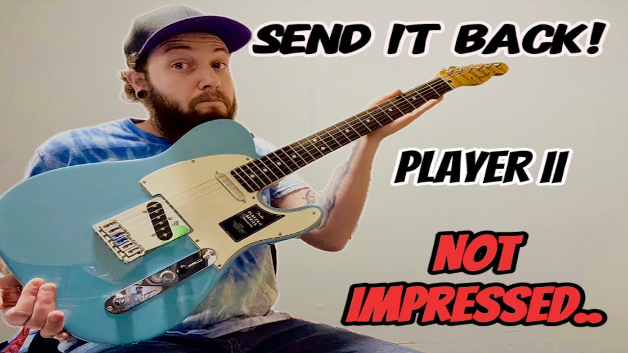 Fender Player II Telecaster Update - I Can't Do it..