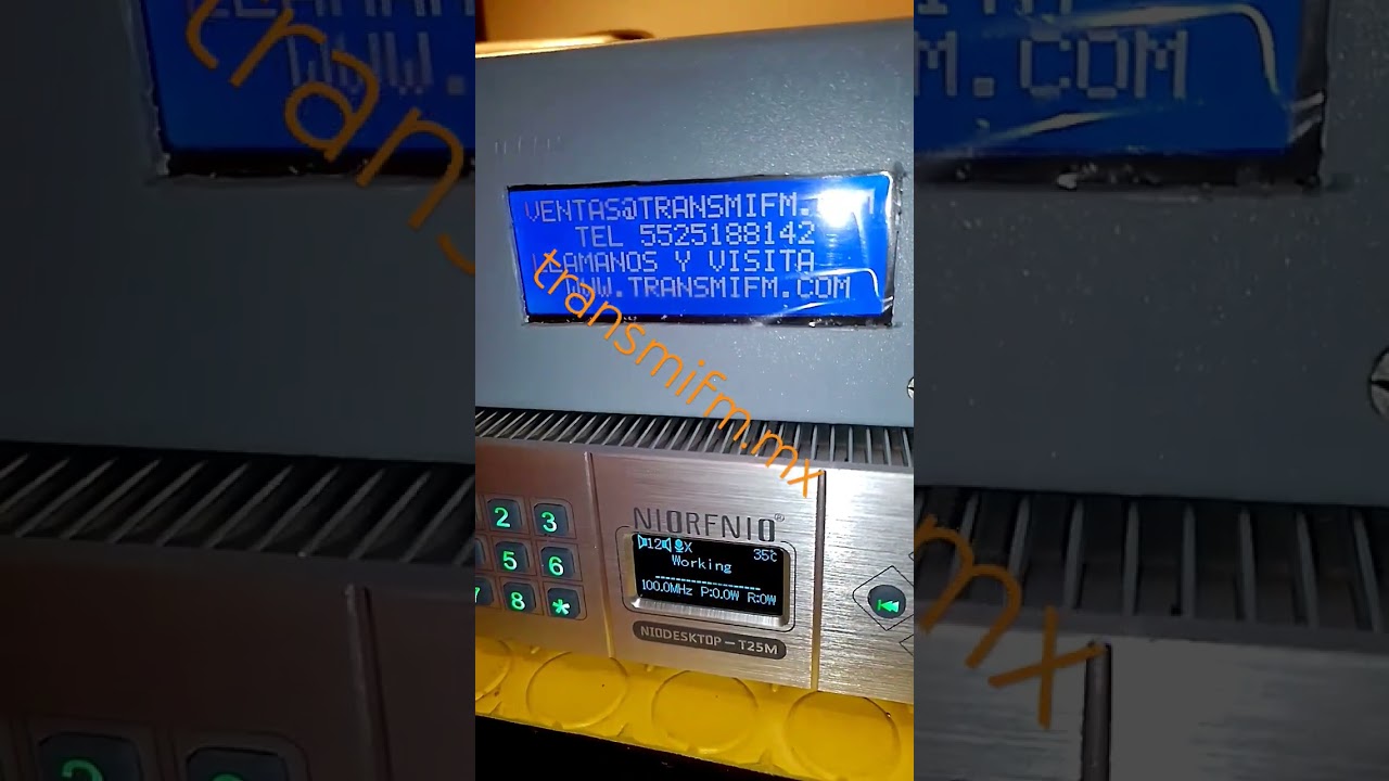 Transmisor FM digital a prueba