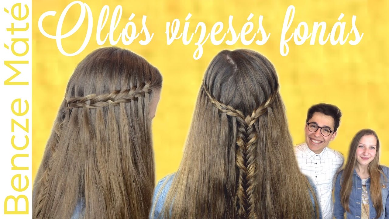 Ollós vízesés fonás | Szuper Nyári Frizura | Bencze Máté