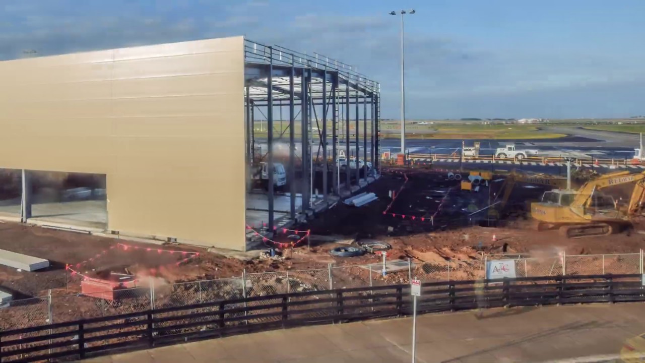 Construction Timelapse of the Avalon Airport International Terminal 2018