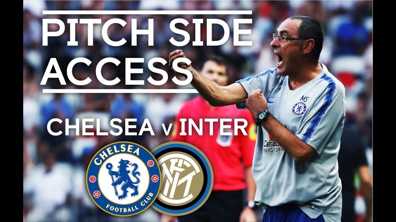 What's Sarri Like On The Touchline? | Pitchside Access: Chelsea v Inter!