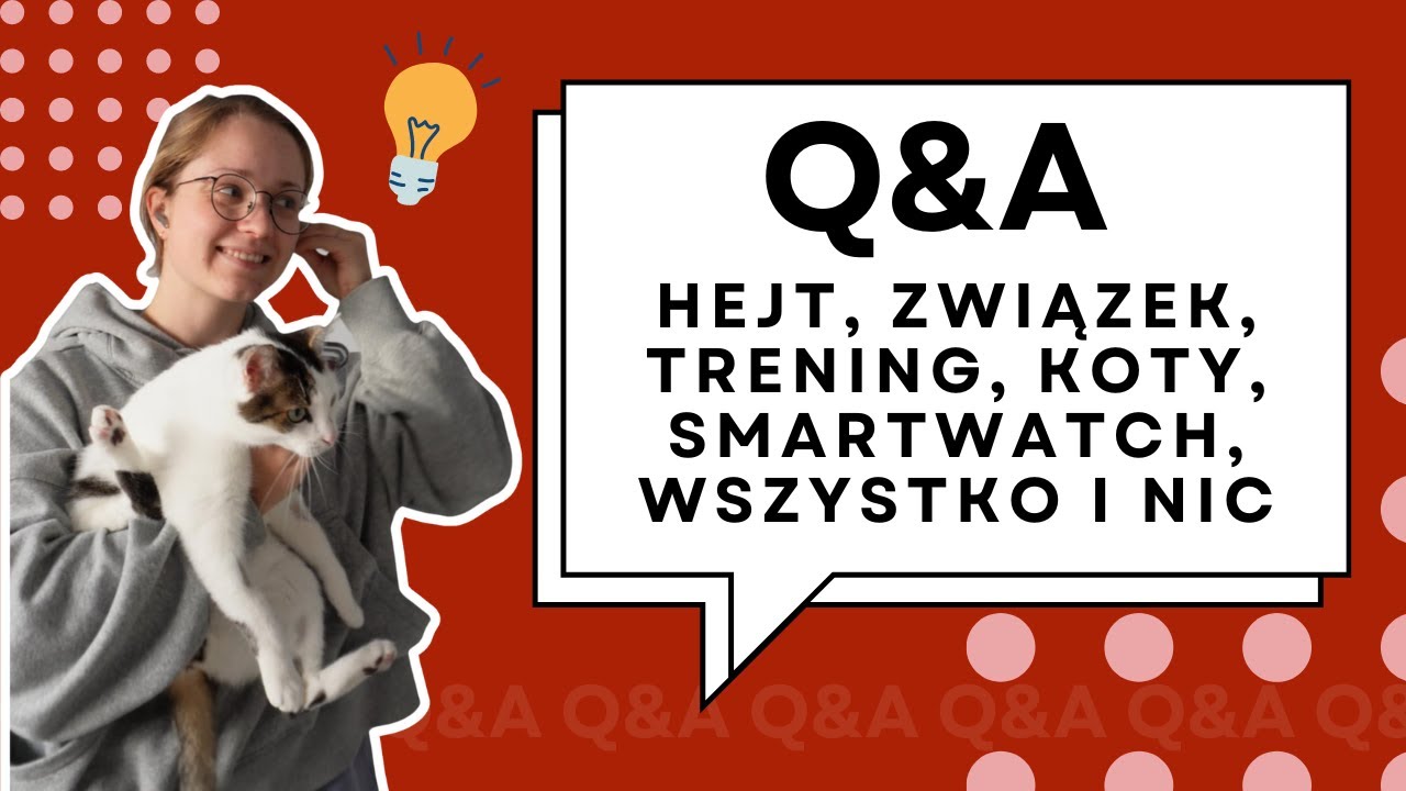 Q&A | pytania od widzów | związek, korpo, treningi, kot Kotlet