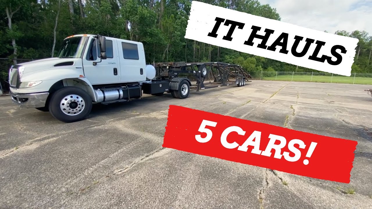 2012 International 4400 Car Hauler | Bank Owned | BUY AND HAUL 5 CARS!