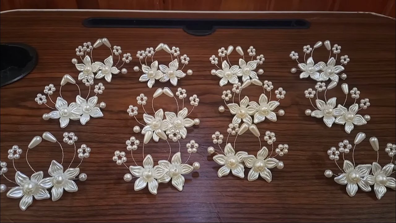 DIY Bros Model Baru Lagi.. Membuat Bros Hijab dari Mutiara Ringan. How to Make a Brooch from Pearls.