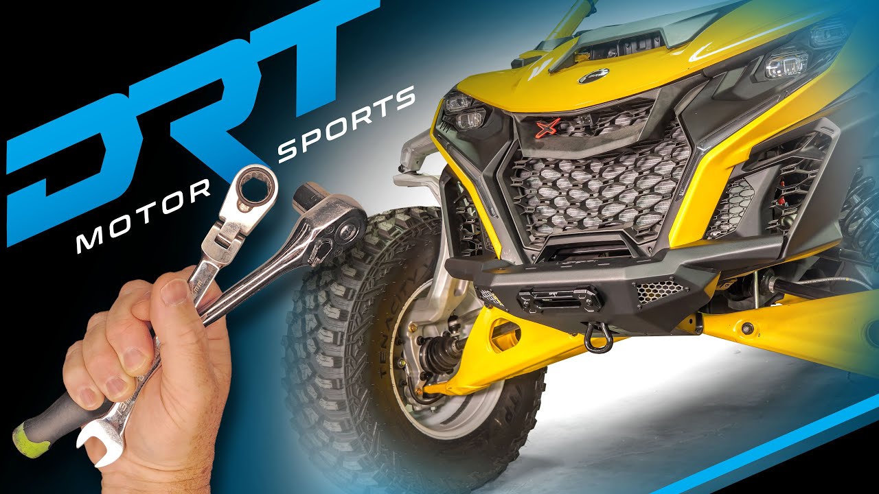 DRT Motorsports 2024+ Can-Am Maverick R Front Bumper (Winch compatible) Install Guide.